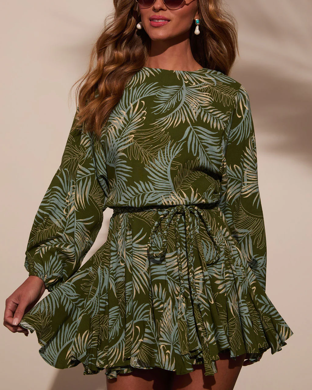 Ocean Breeze Waist Tie Mini Dress - Image 6