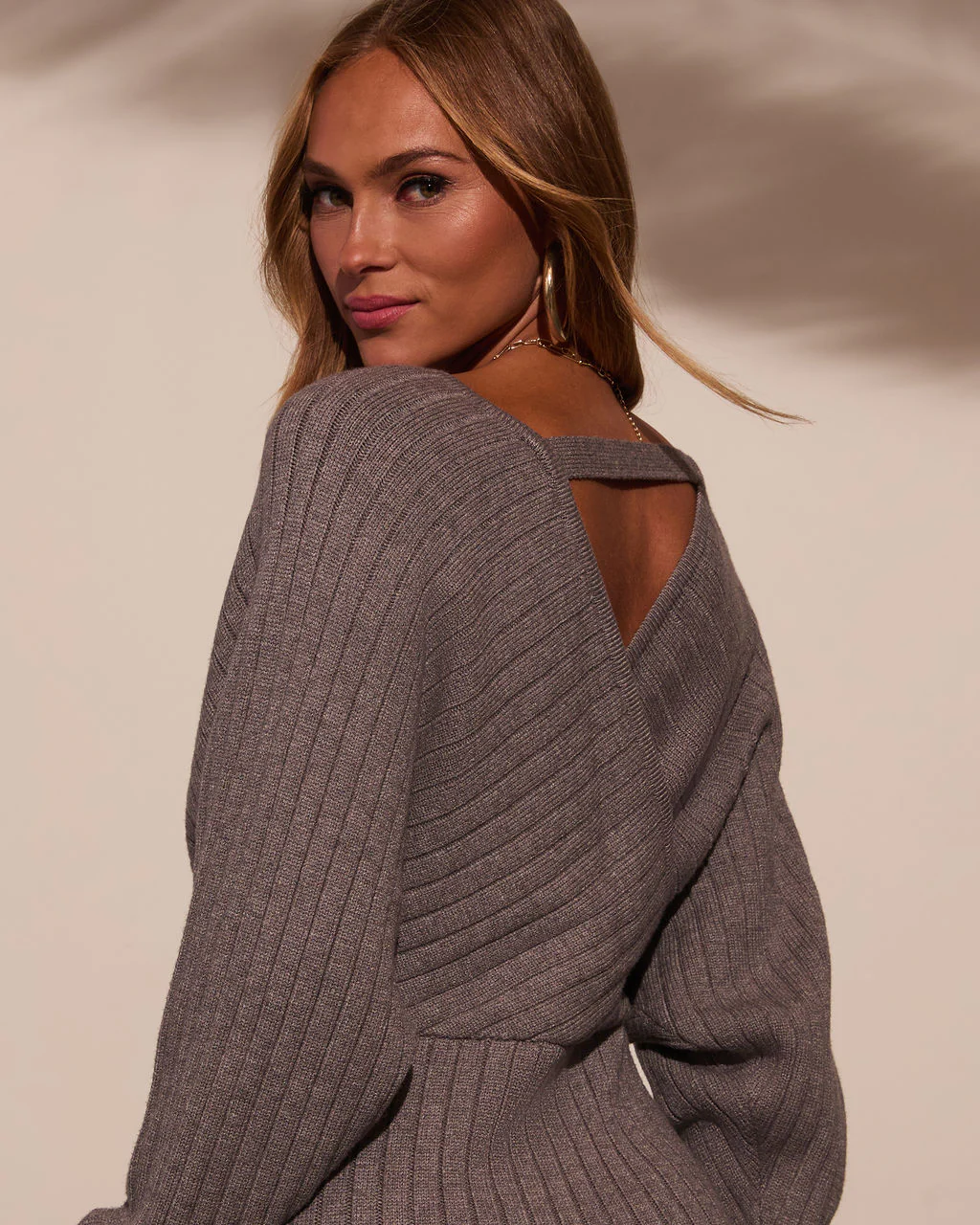 October Skies Bodycon Sweater Dress - Image 9