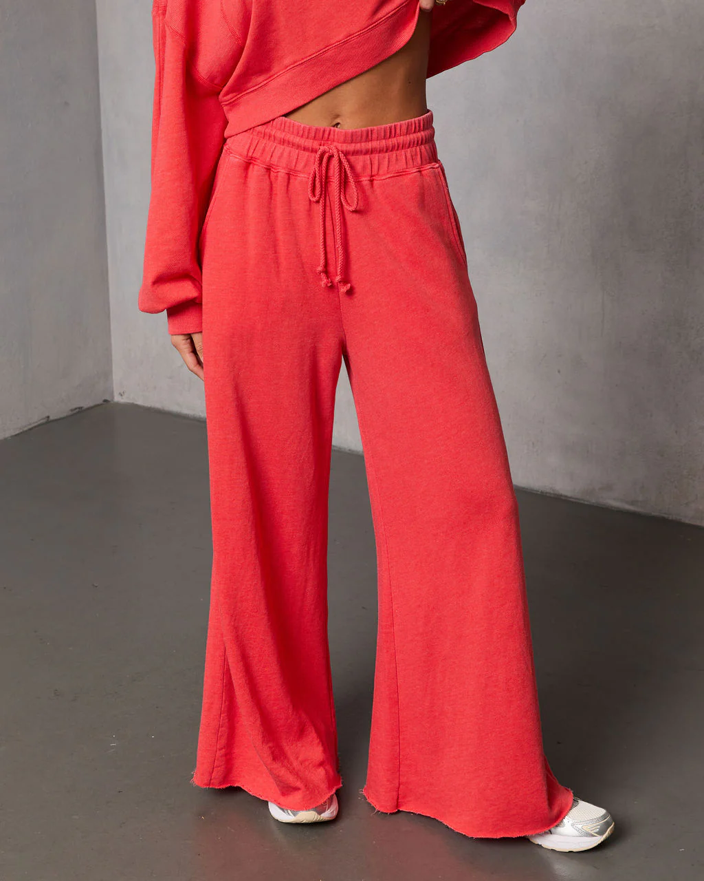 Off Hours Fleece Wide Leg Sweatpants - Image 2