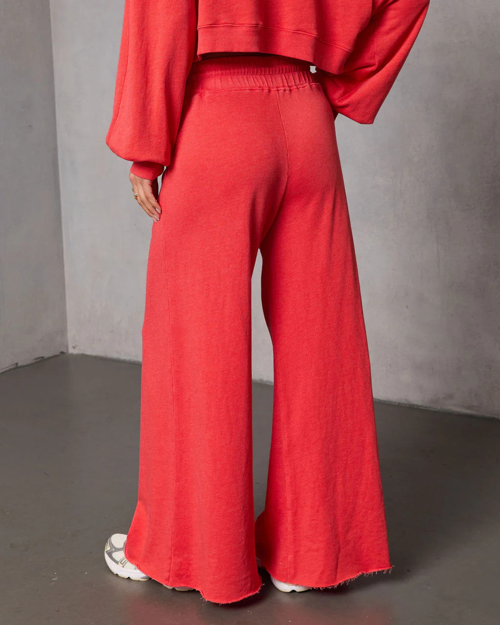 Off Hours Fleece Wide Leg Sweatpants - Image 4