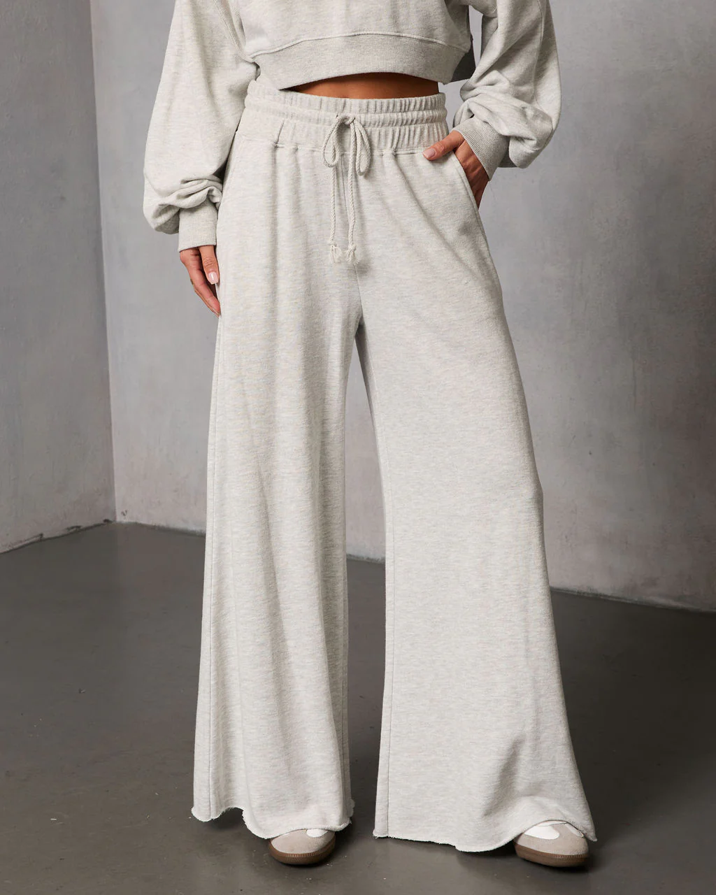 Off Hours Fleece Wide Leg Sweatpants - Image 7