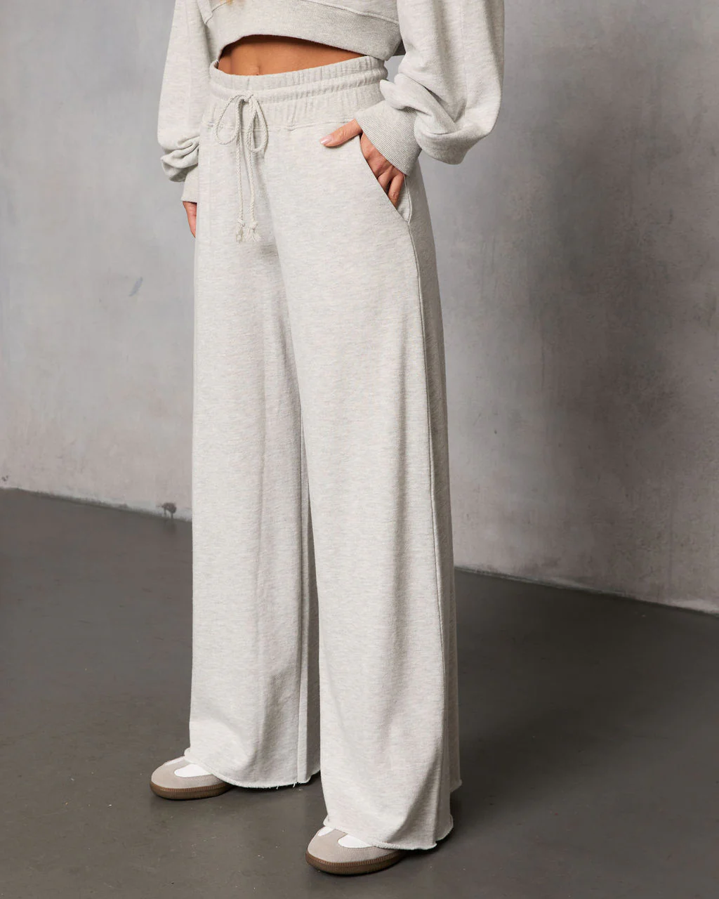 Off Hours Fleece Wide Leg Sweatpants - Image 9