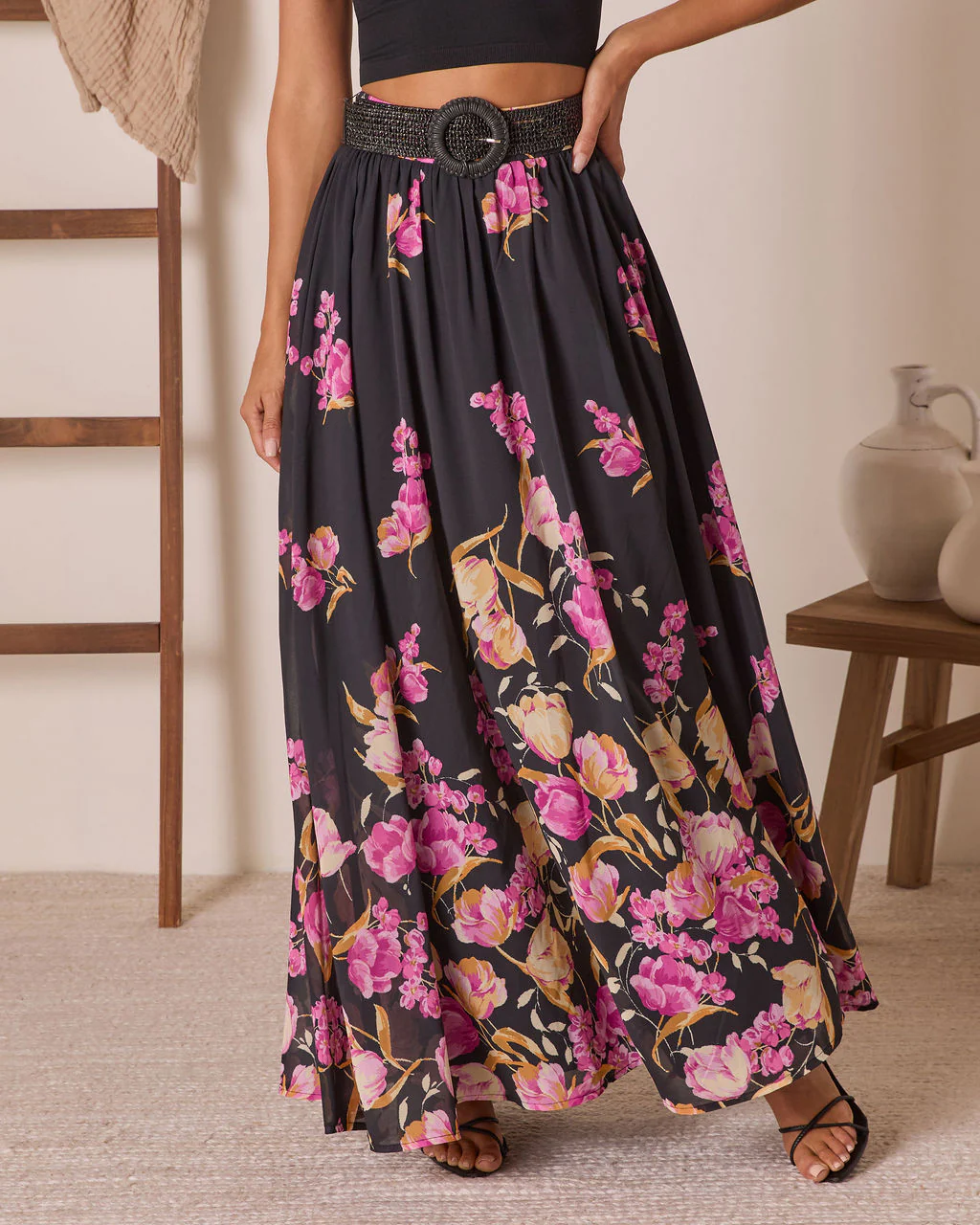 Olenda Floral Maxi Skirt - Image 2