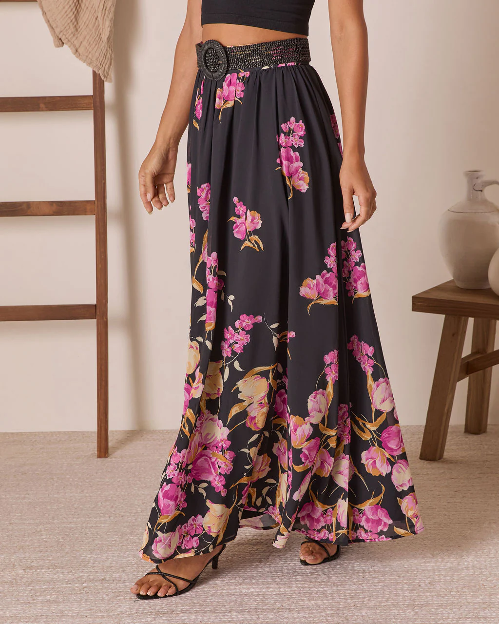 Olenda Floral Maxi Skirt - Image 3