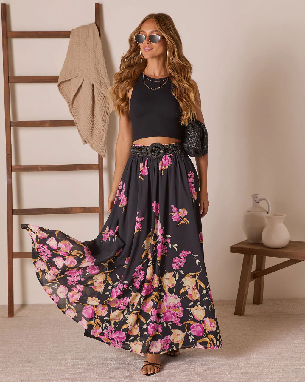 Olenda Floral Maxi Skirt - Image 5