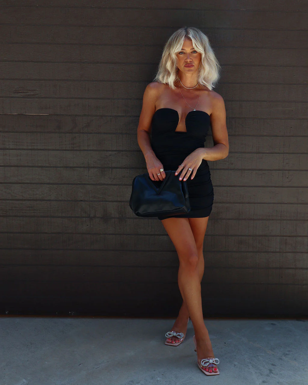 One Last Time Strapless Mini Dress - Image 6