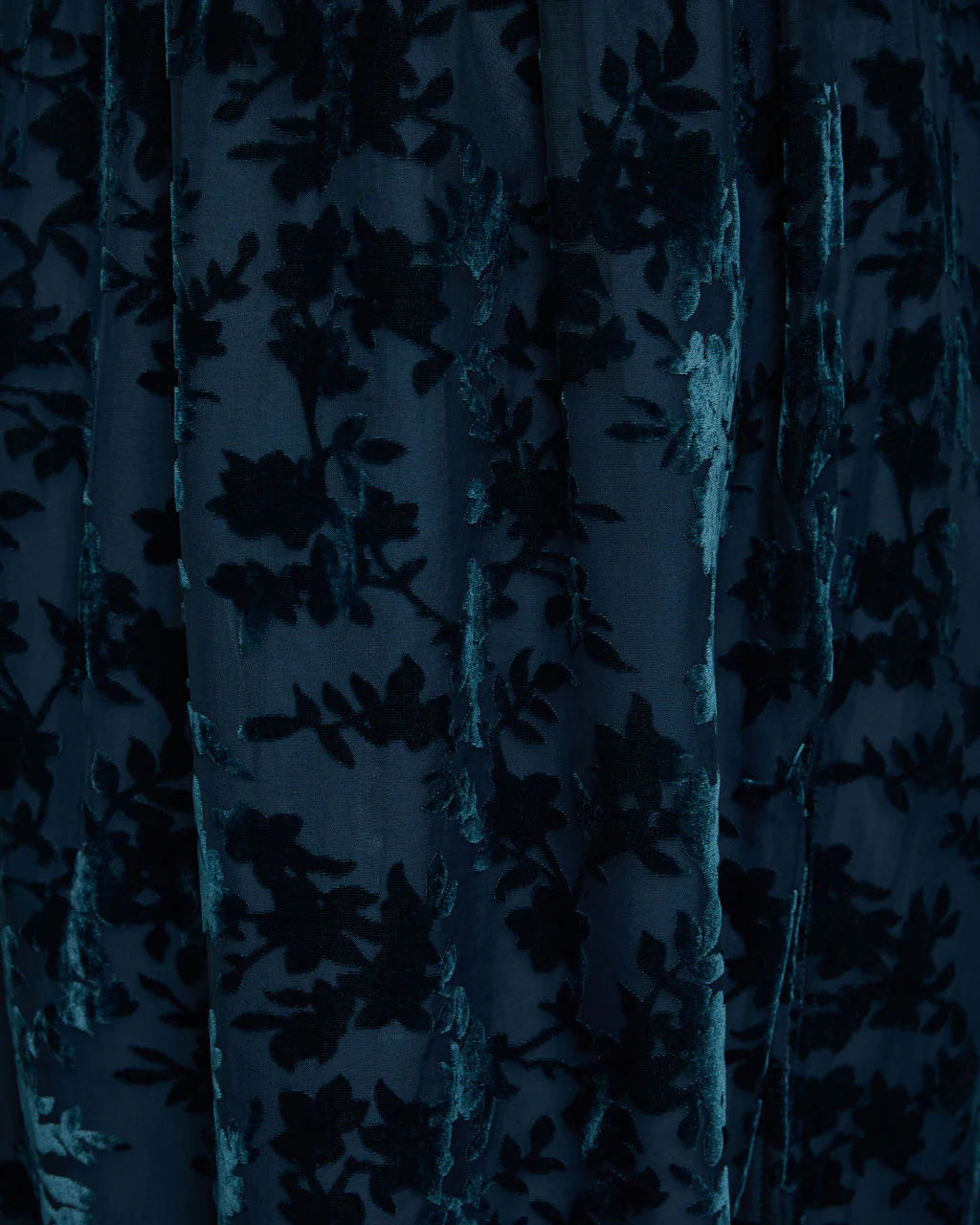 Only Yours Mesh Burnout Velvet Midi Dress - Image 6