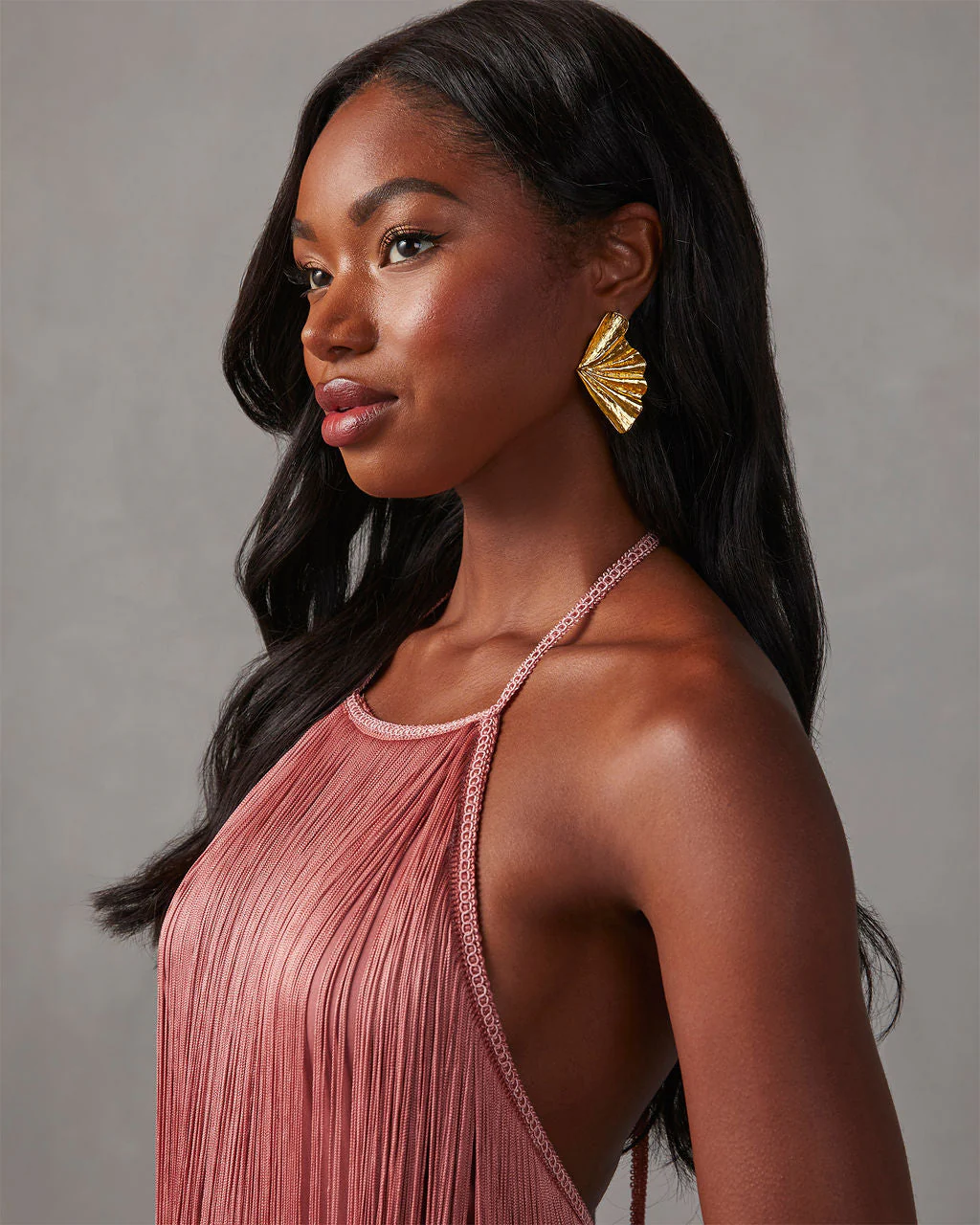 Opulence Leaf Earrings - Image 3