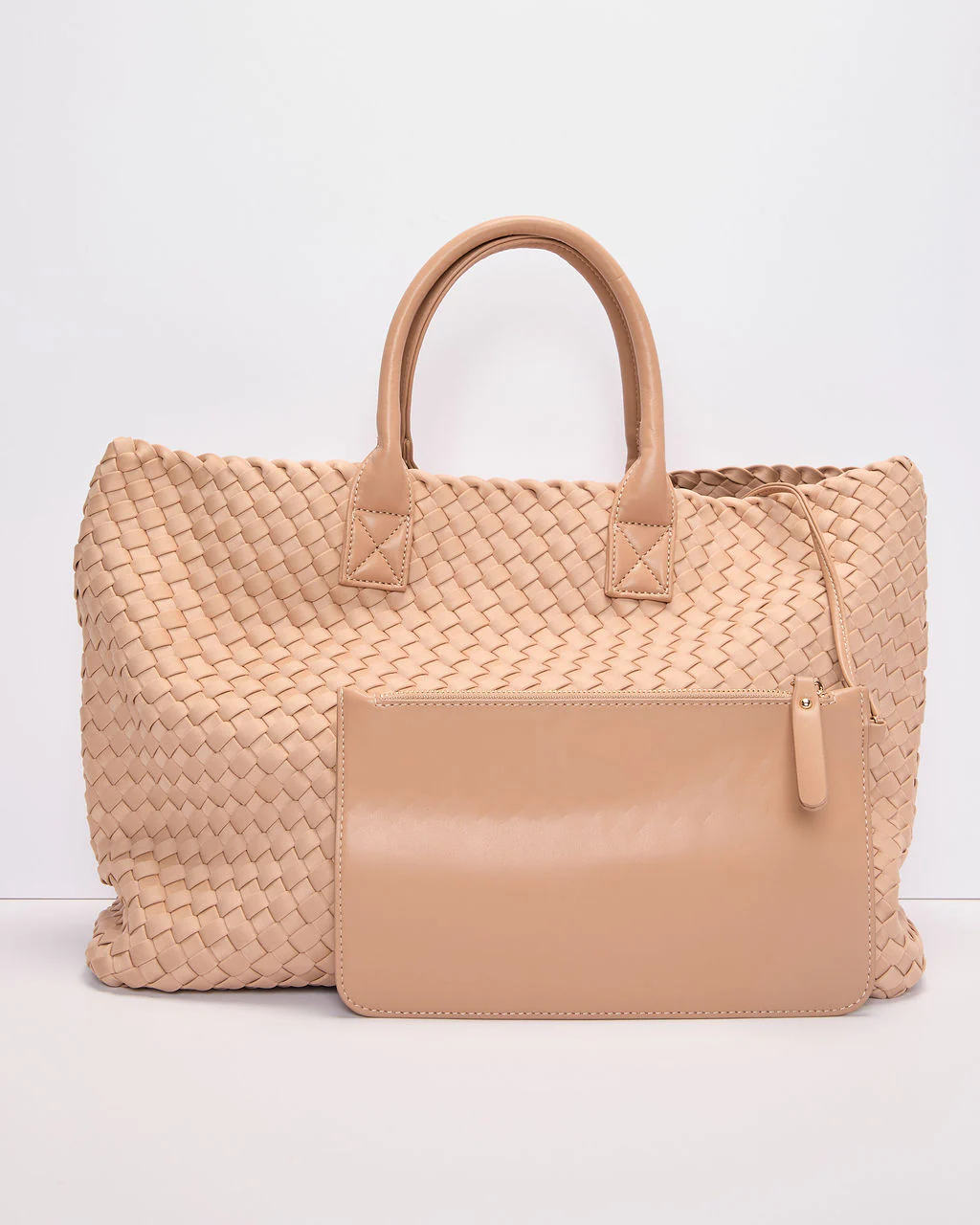 Palais Woven Neoprene Textured Tote - Image 2