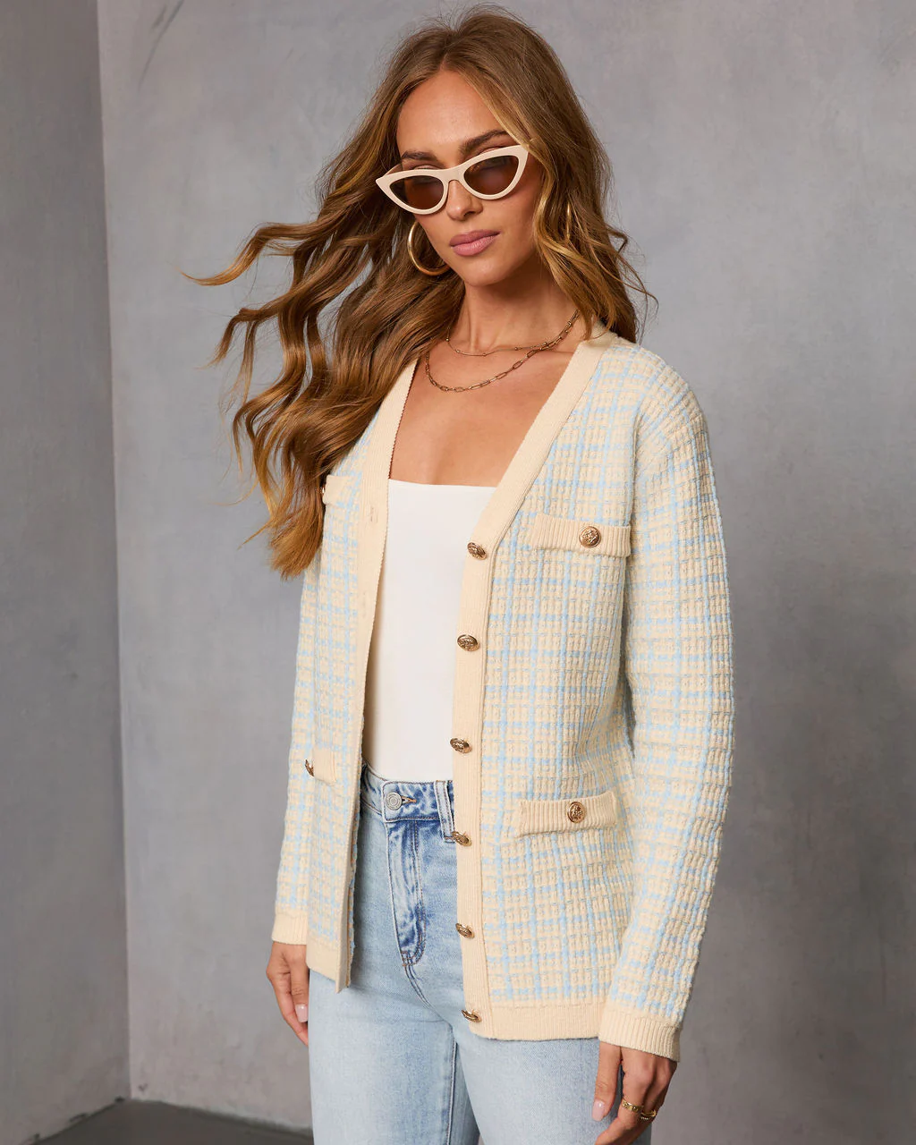 Pale Morning Knit Cardigan - Image 3