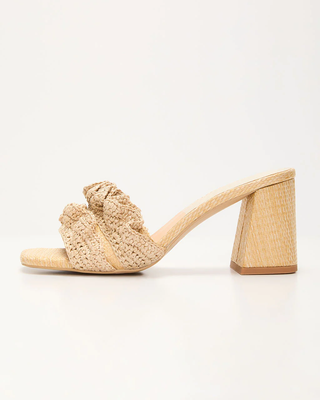 Palm Hour Crochet Gathered Detail Mules - Image 3