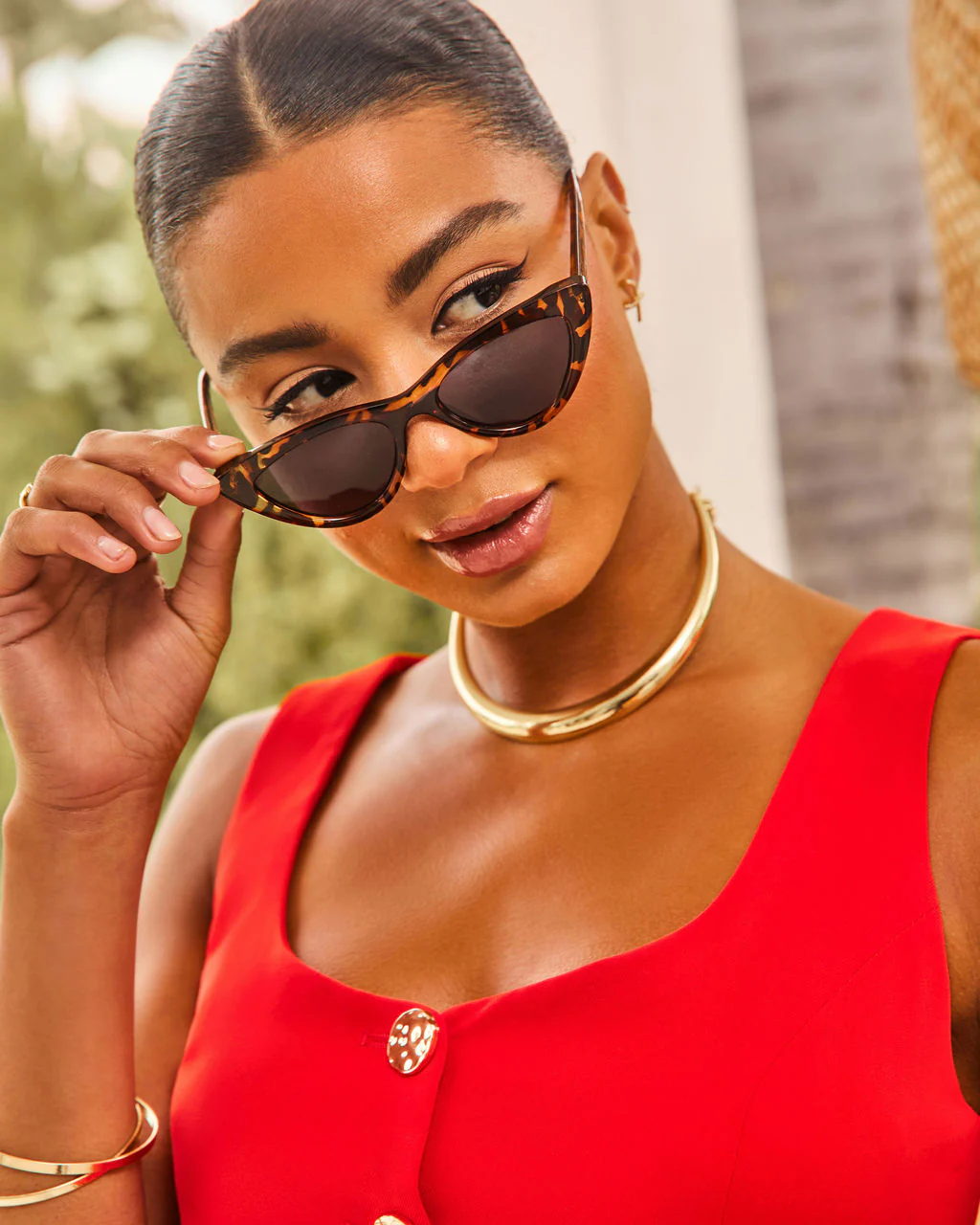 Pammi Cat Eye Sunglasses - Image 2