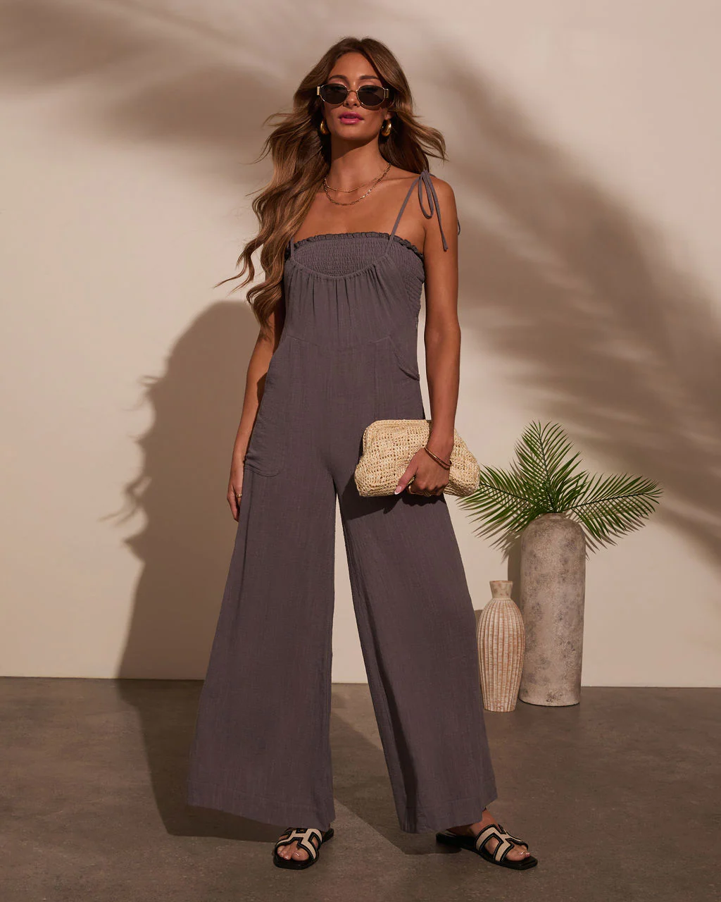 Paradise Pause Smocked Bust Jumpsuit - Image 11