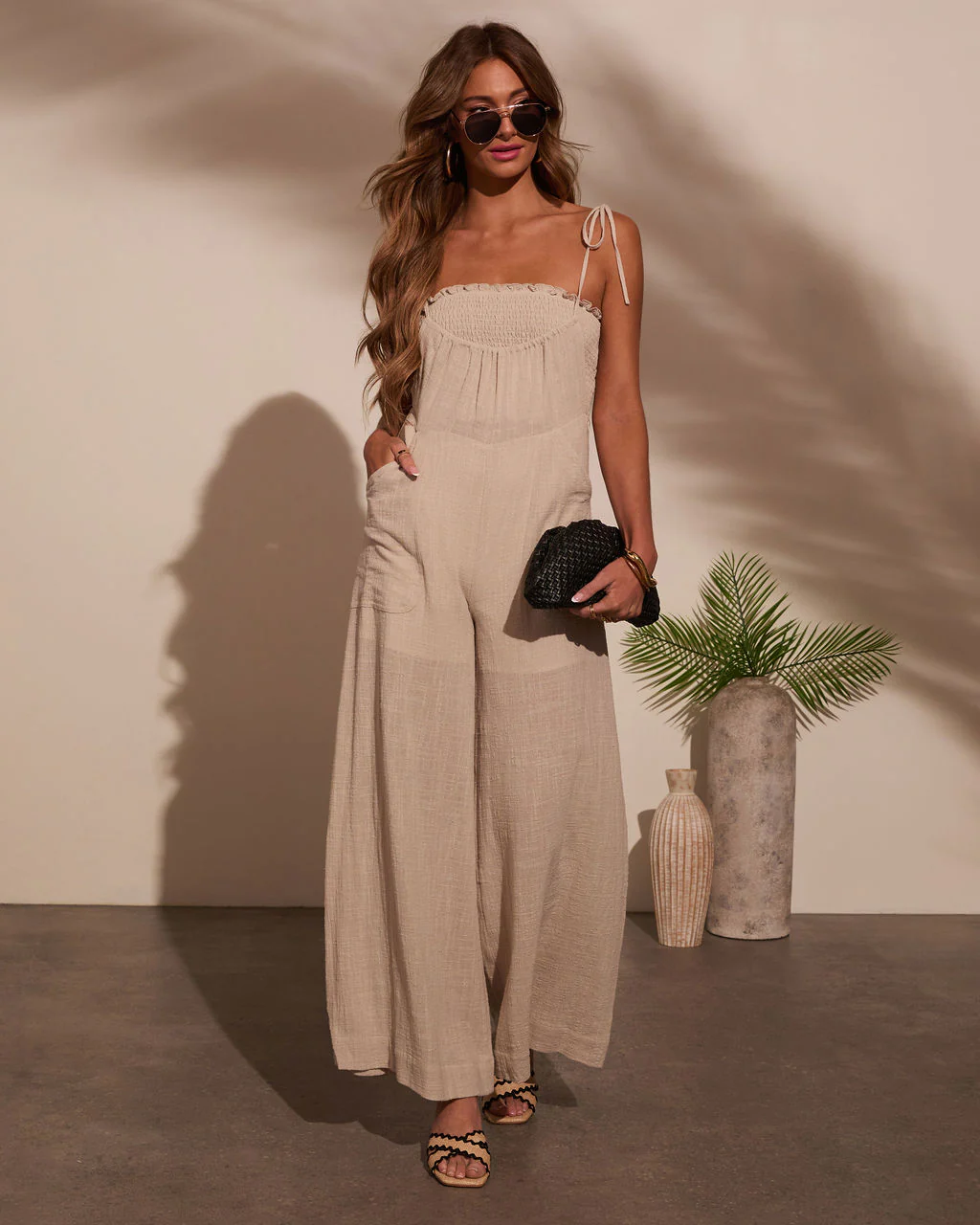 Paradise Pause Smocked Bust Jumpsuit - Image 5