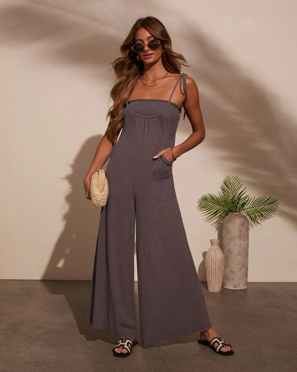 Paradise Pause Smocked Bust Jumpsuit - Image 7