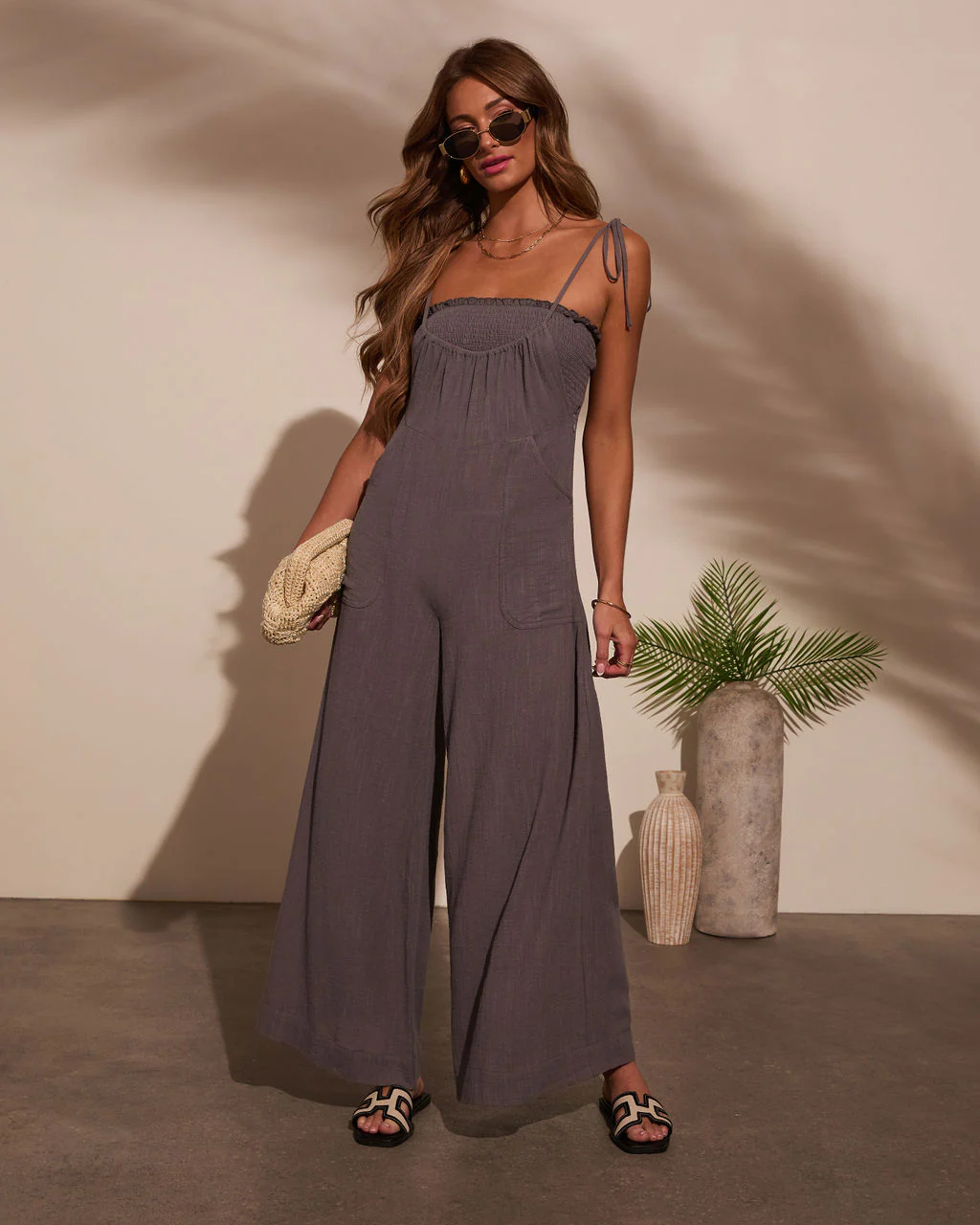 Paradise Pause Smocked Bust Jumpsuit - Image 9