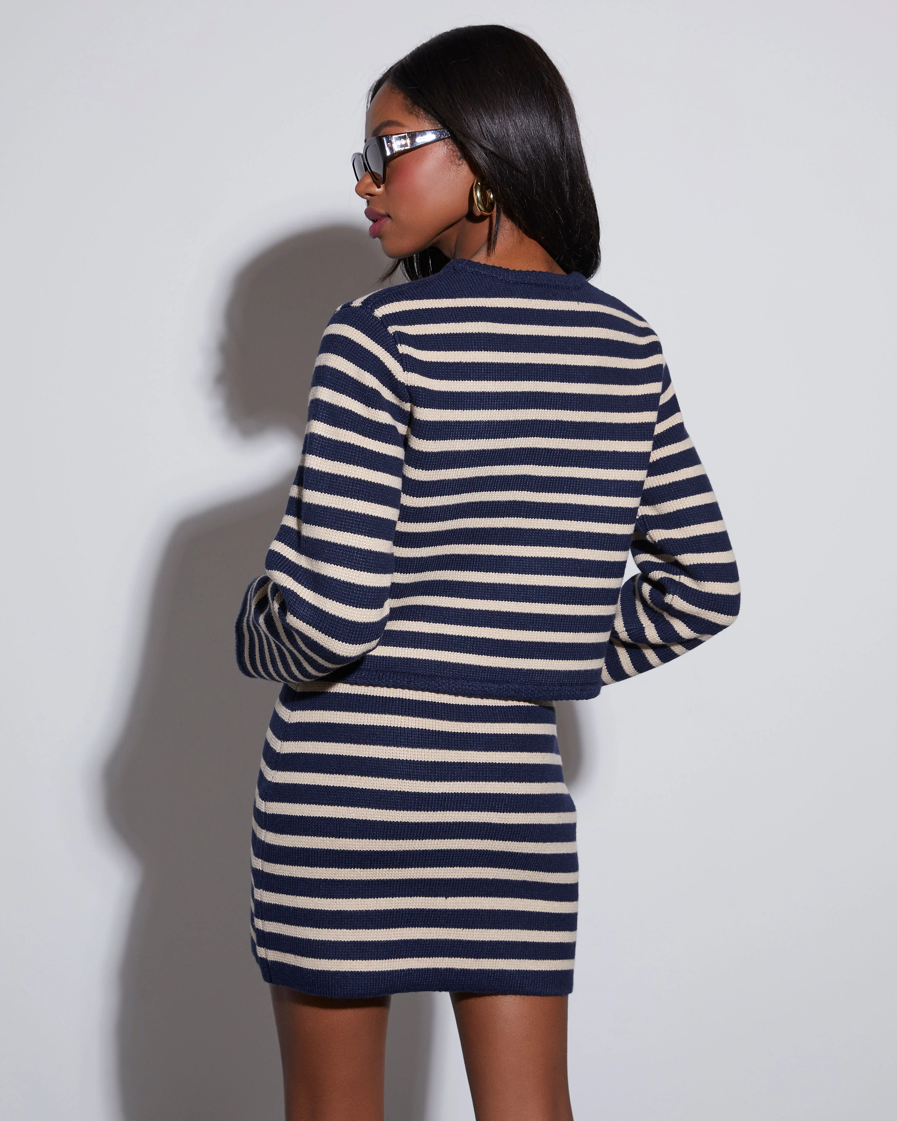 Patterson Striped Knit Jacket - Image 11