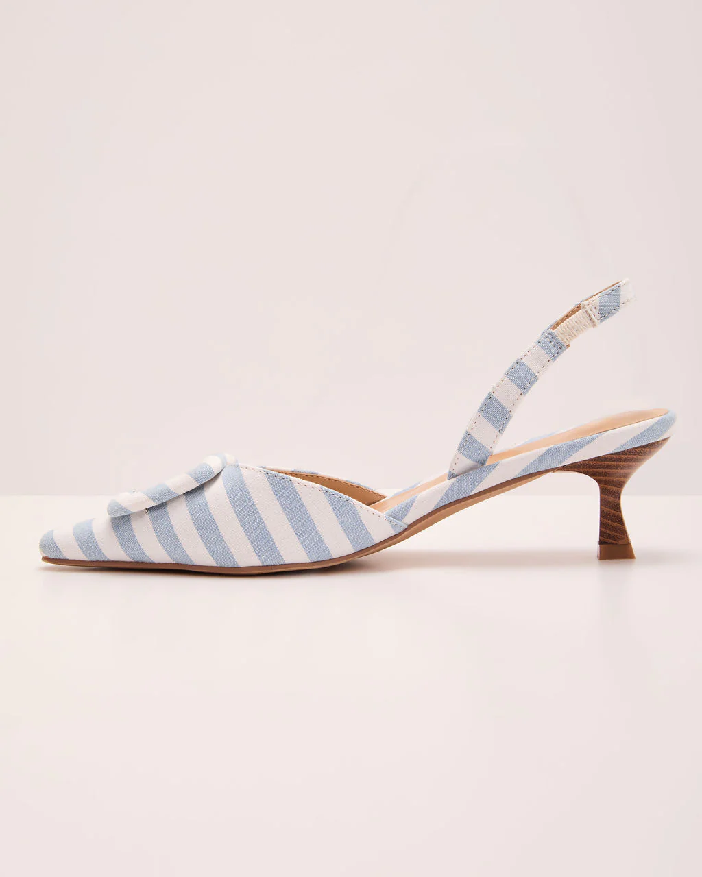 Payten Striped Slingback Heels - Image 3
