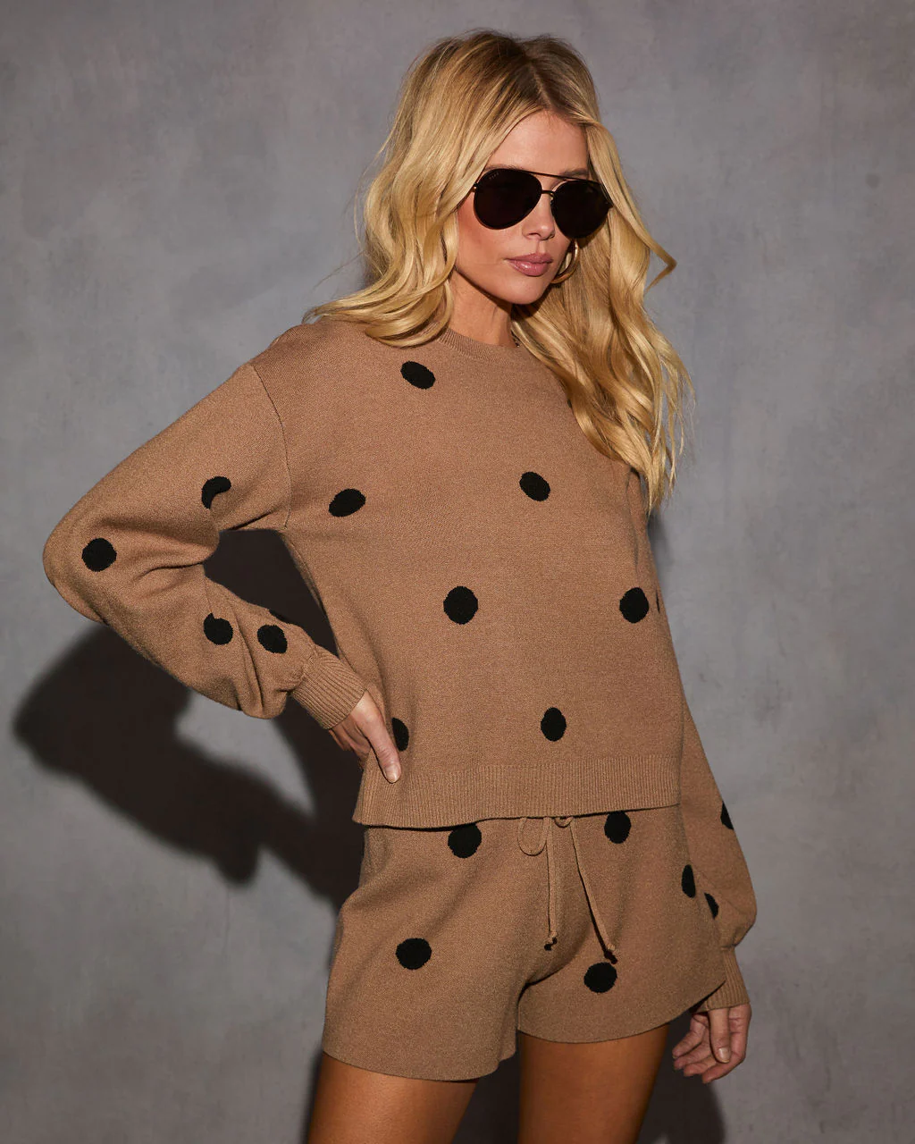 Perfect Spot Knit Polka Dot Sweater - Image 3