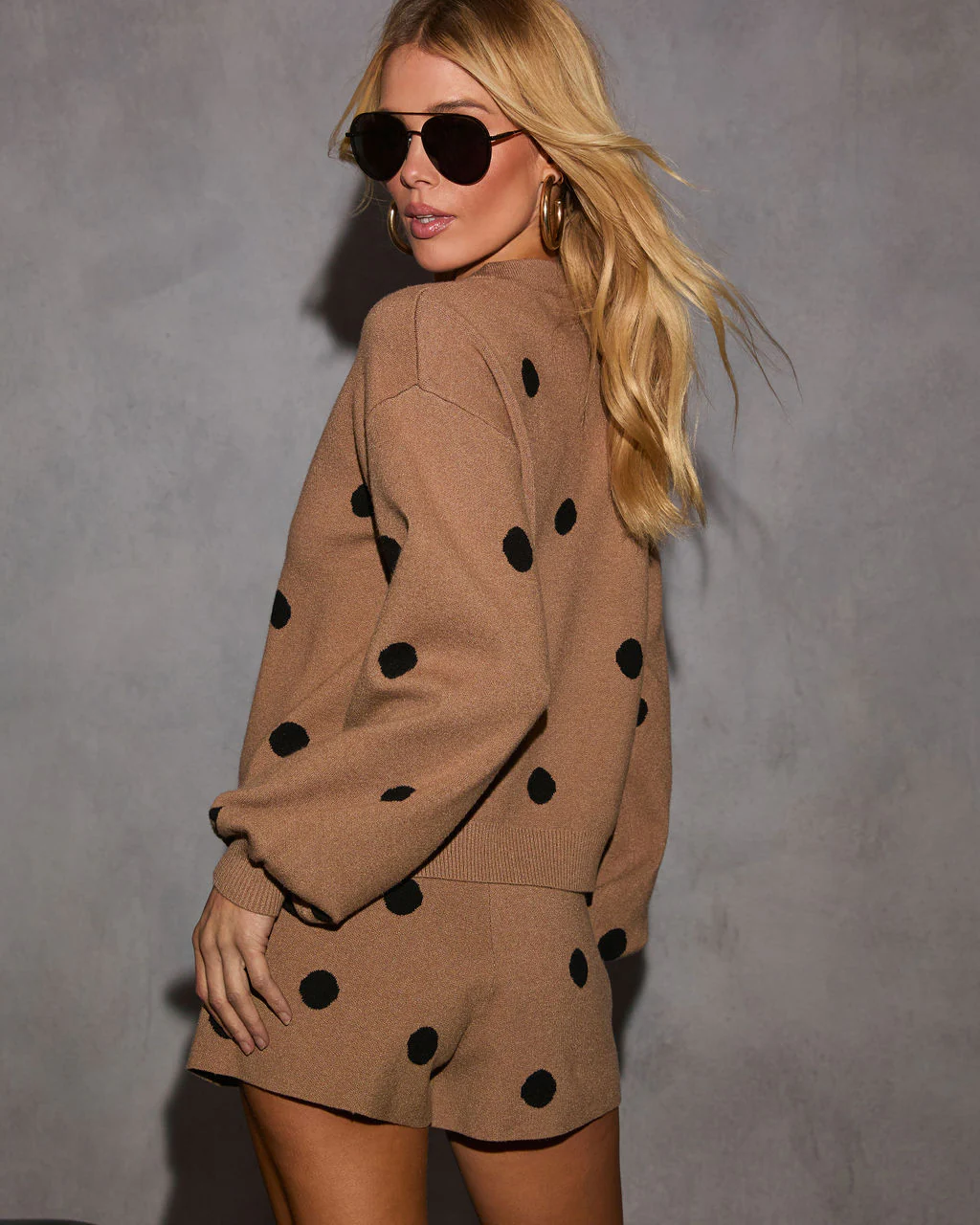 Perfect Spot Knit Polka Dot Sweater - Image 4