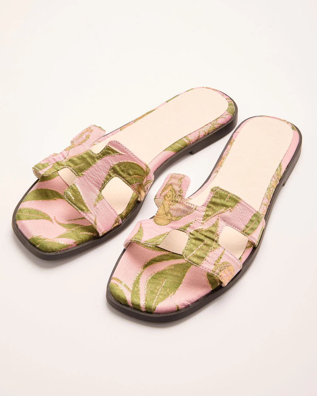 Petalina Floral Flat Sandals - Image 2