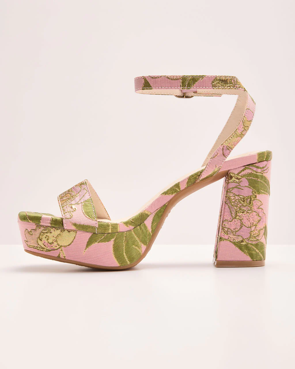 Petalina Floral Platform Heels - Image 3