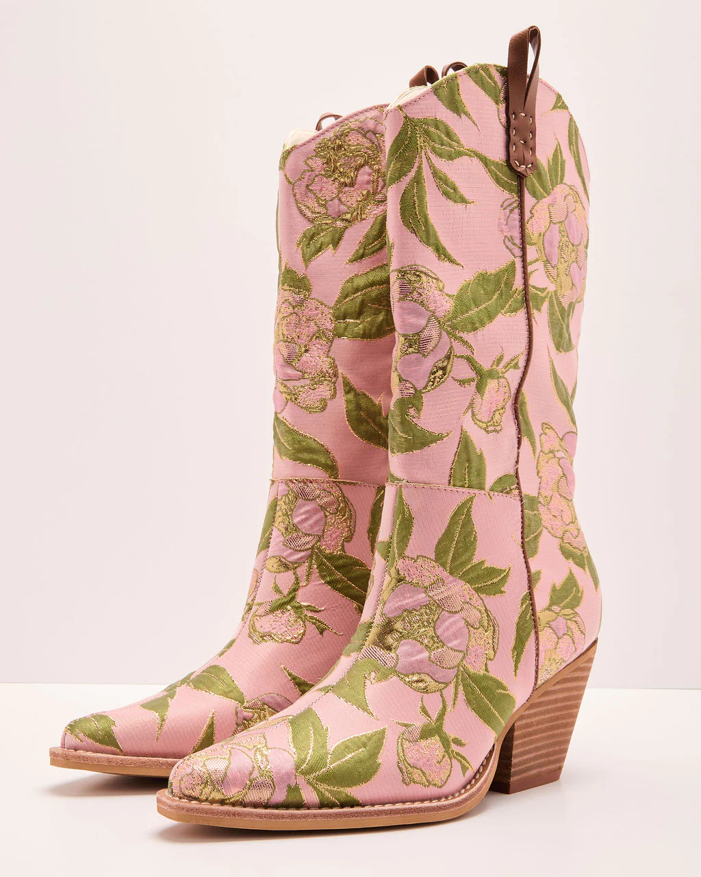 Petalina Floral Western Boots - Image 2