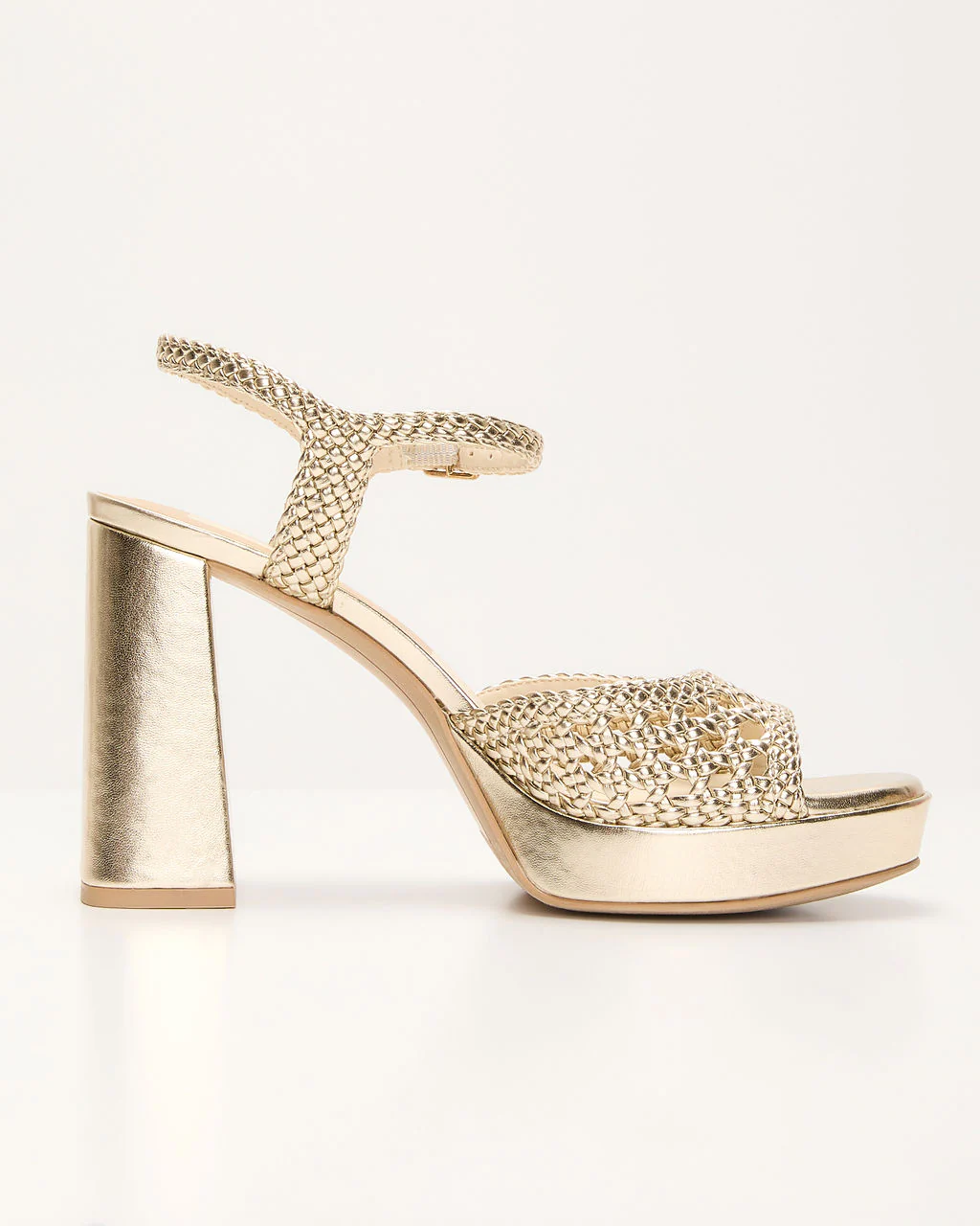 Peyten Metallic Crochet Heels - Image 6