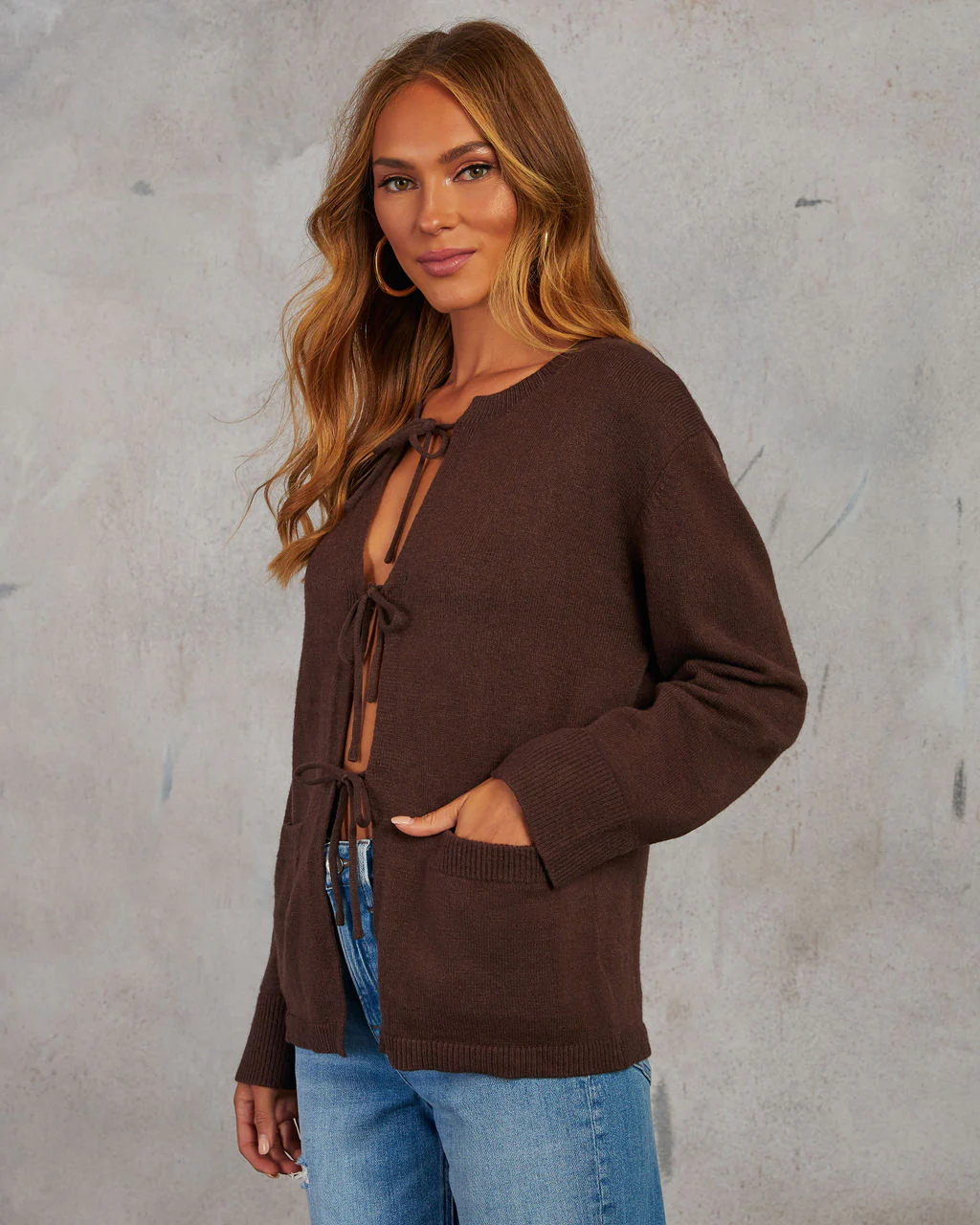 Phoebe Front Tie Cardigan - Image 3