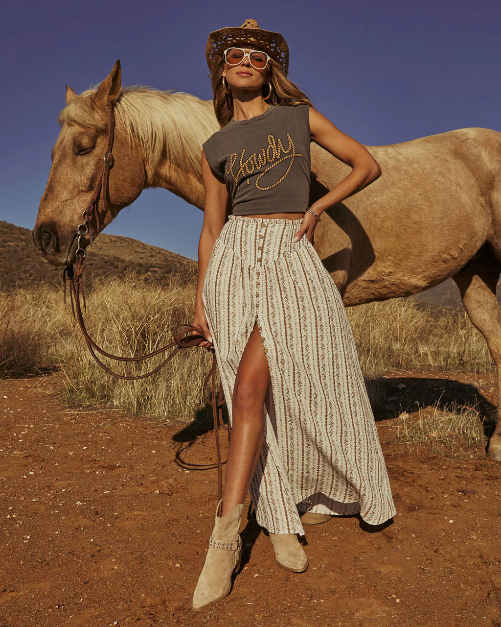 Piema Floral Maxi Skirt - Image 3