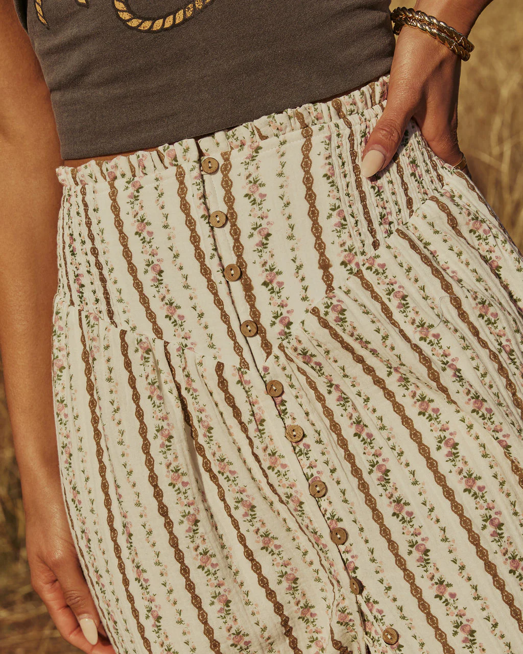 Piema Floral Maxi Skirt - Image 6