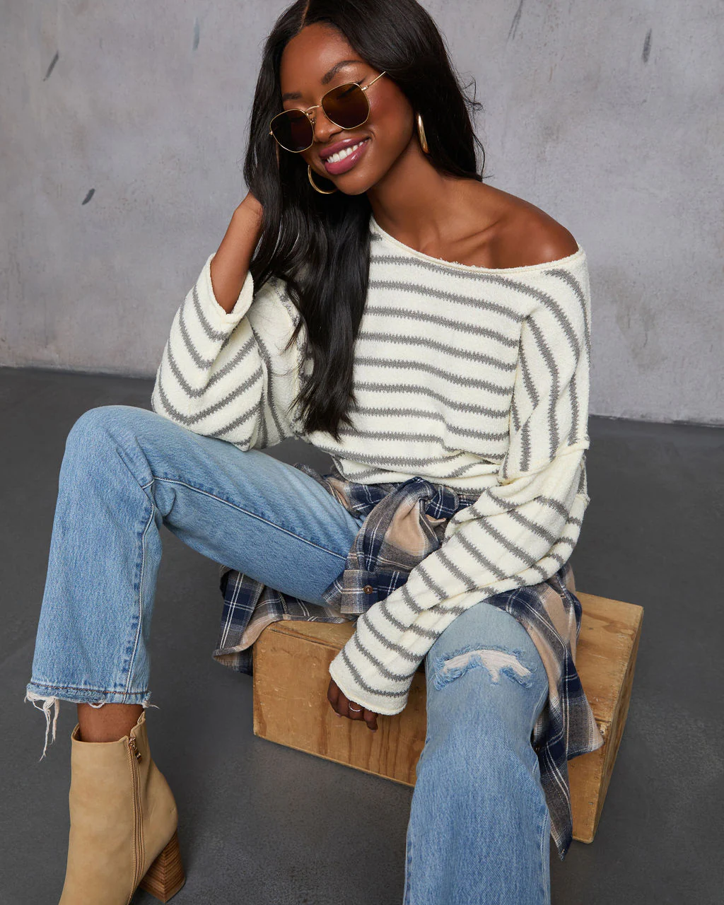 Pippa Striped Knit Sweater - Image 23