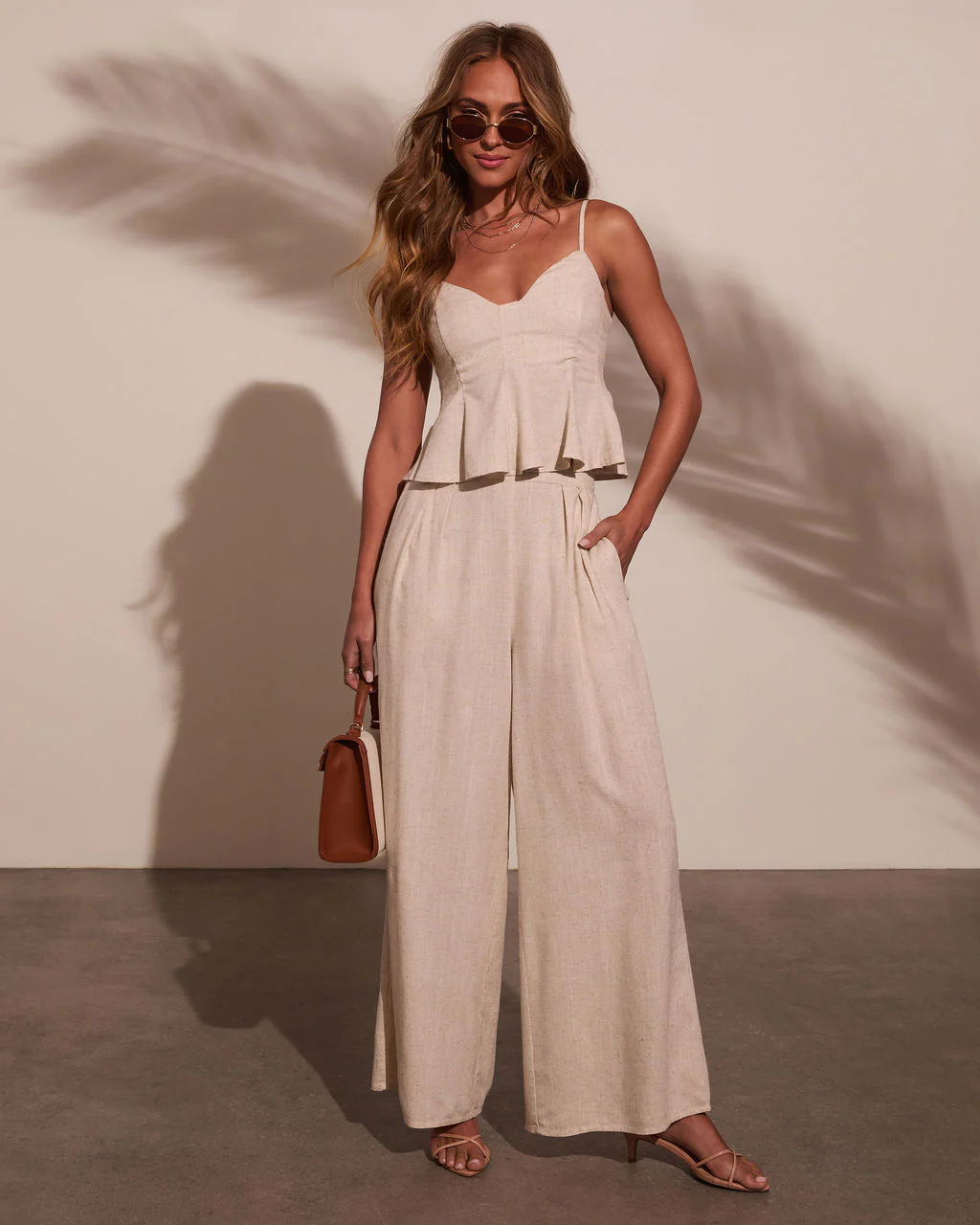 Pipper Pleated Linen Pant