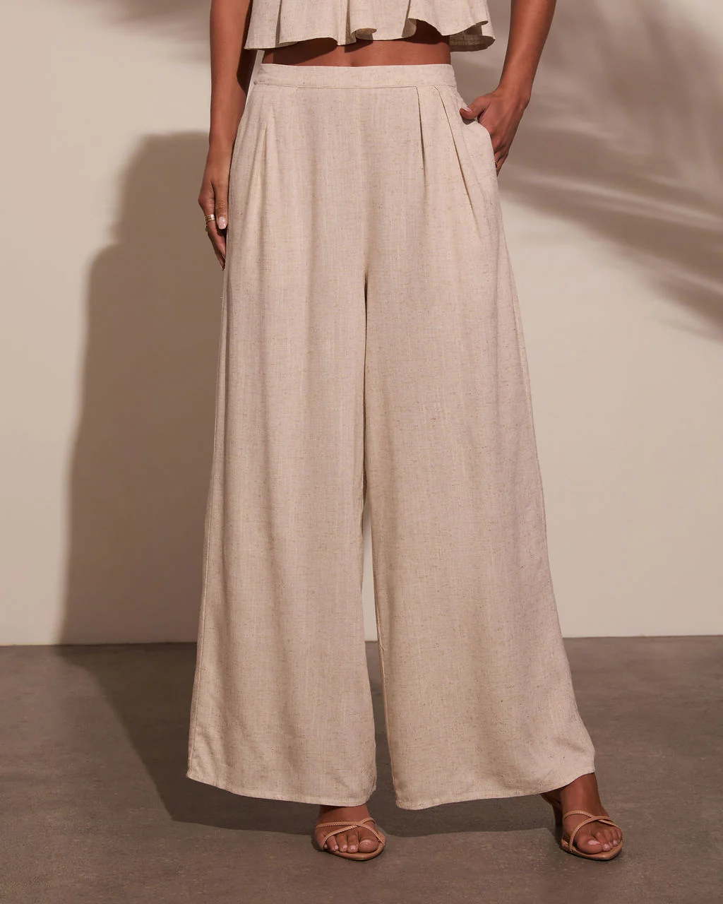 Pipper Pleated Linen Pant - Image 2