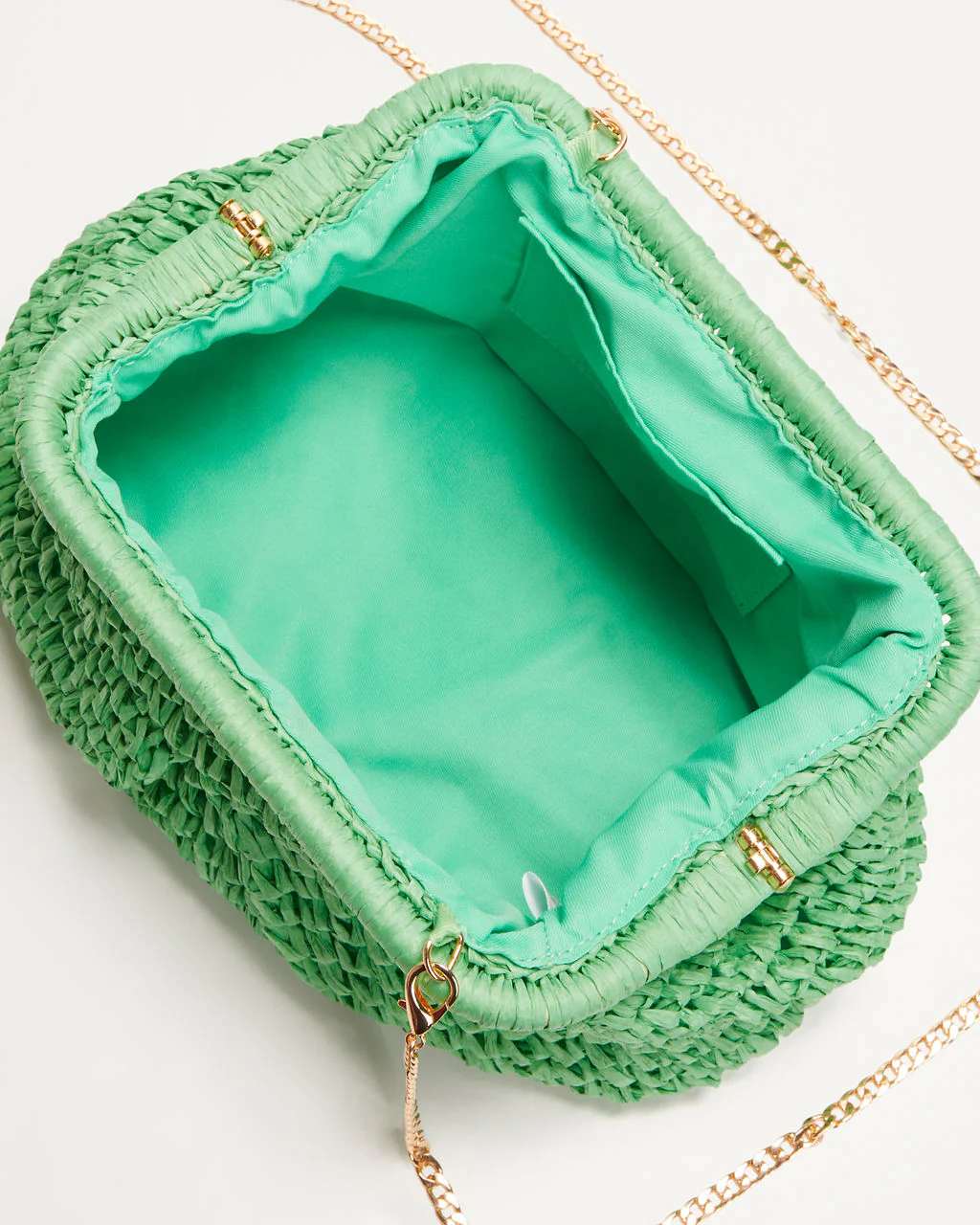 Poolside Straw Pouch Clutch - Image 12