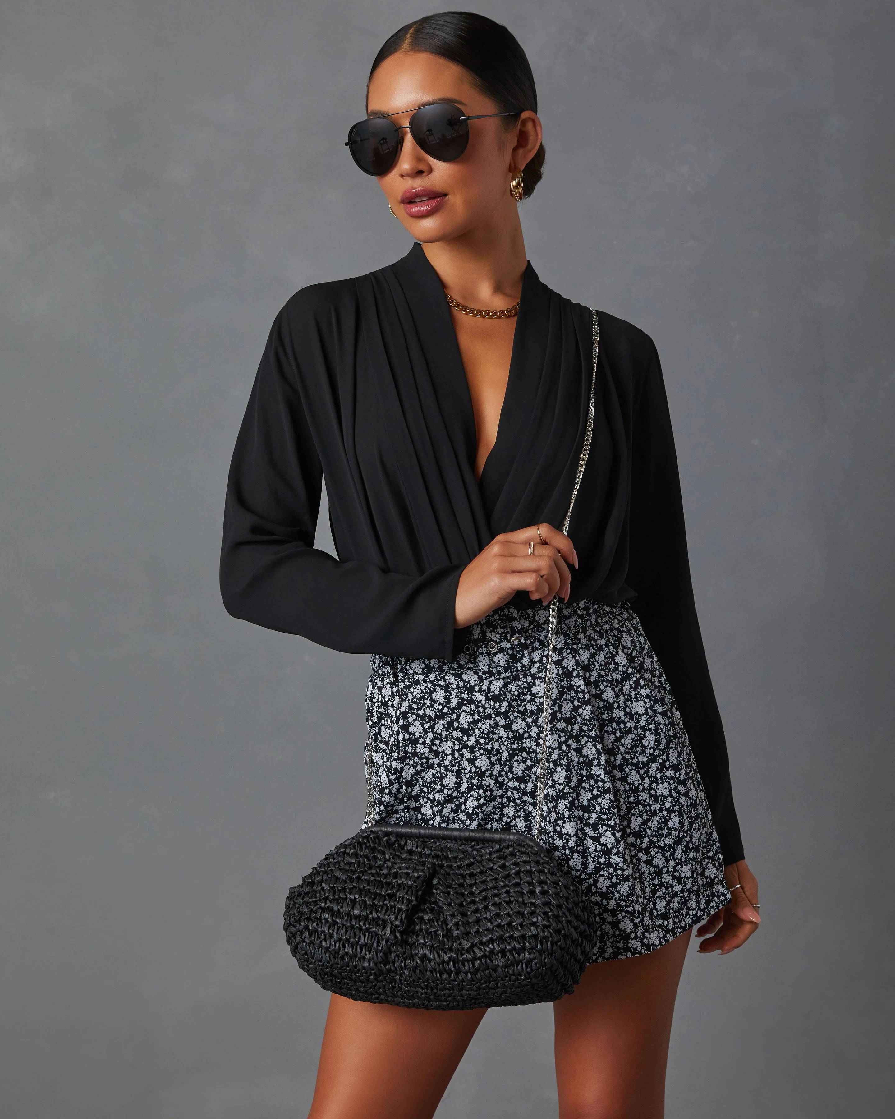 Poolside Straw Pouch Clutch - Image 3