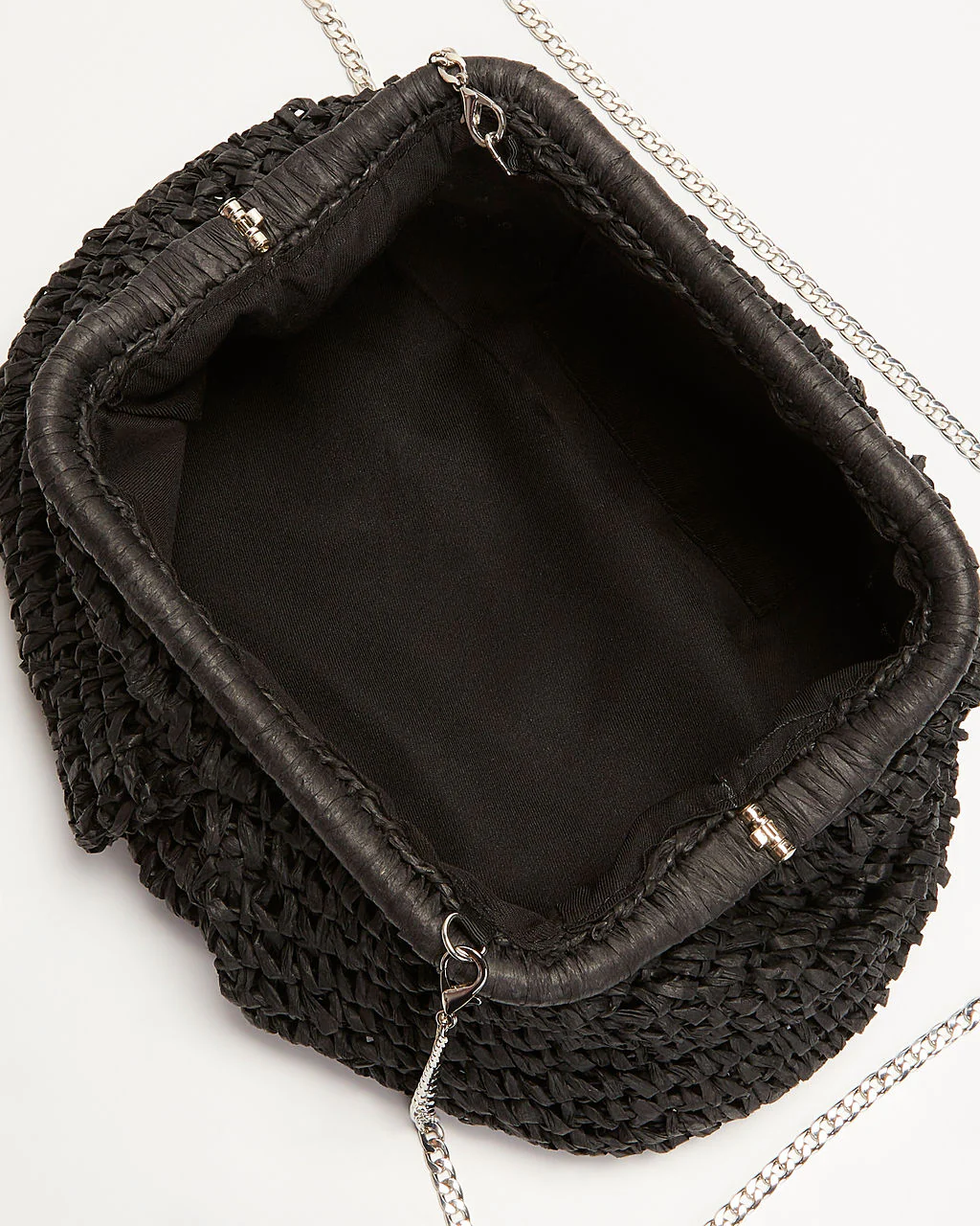 Poolside Straw Pouch Clutch - Image 4
