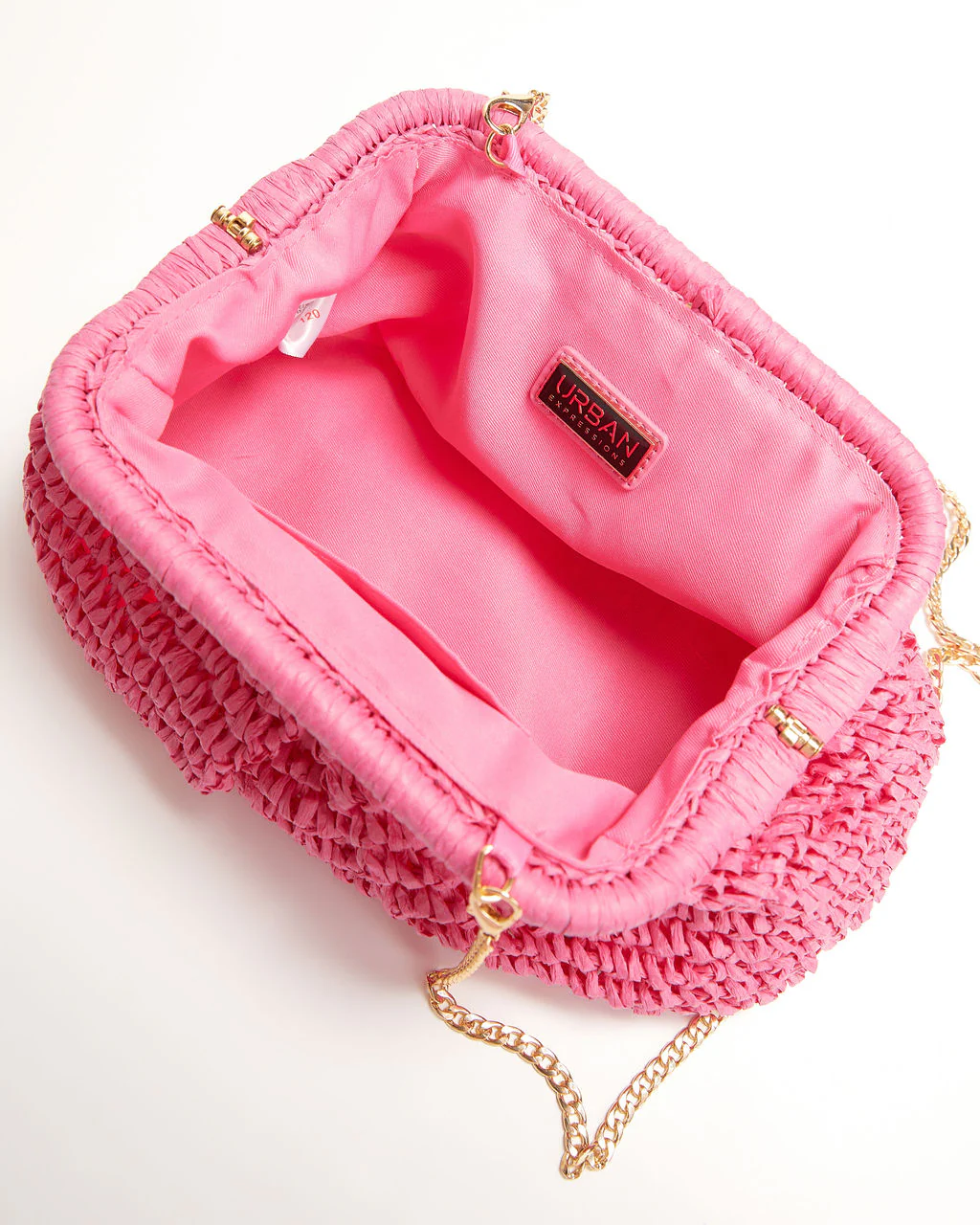 Poolside Straw Pouch Clutch - Image 8
