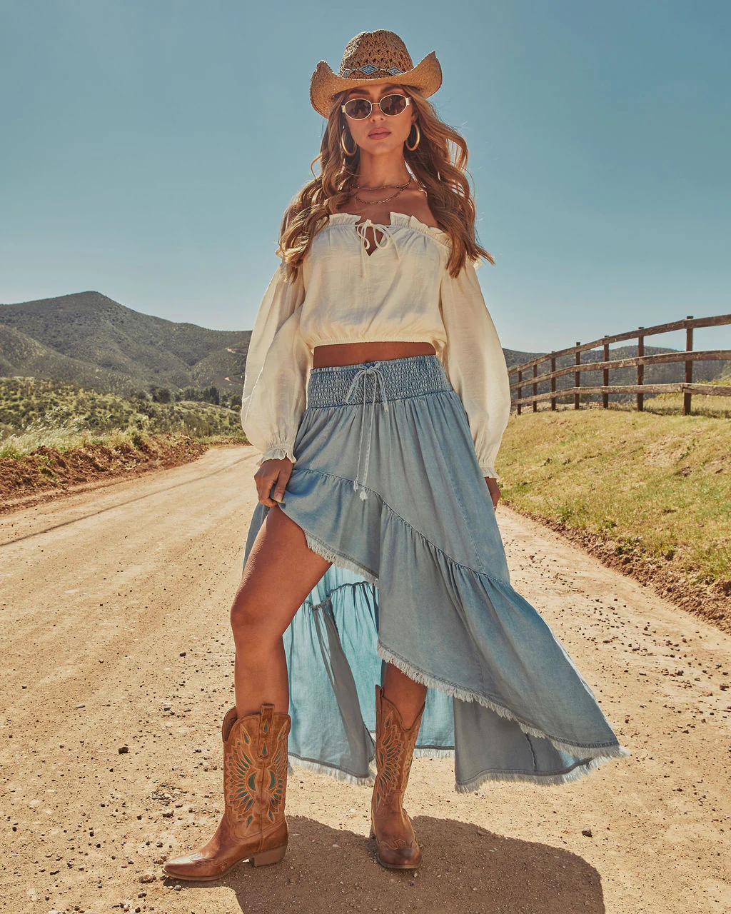 Prairie Rebel Off The Shoulder Top - Image 2