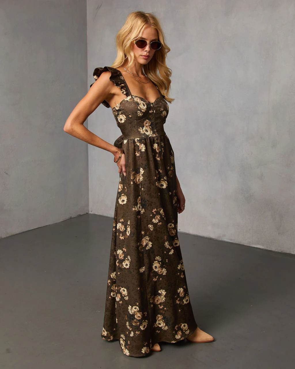 Prairie Reverie Printed Midi Dress - Image 3