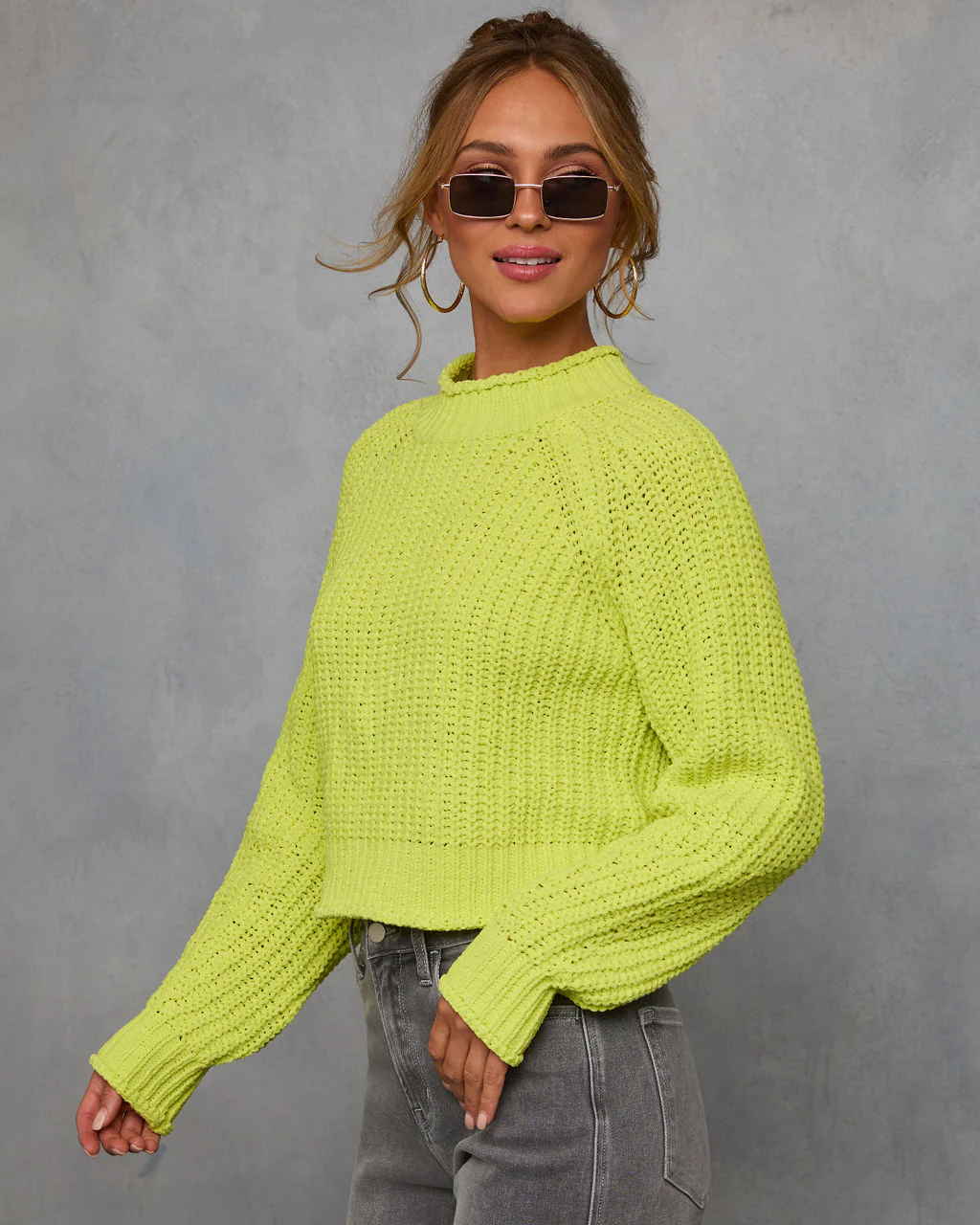Pure Joy Mockneck Knit Sweater - Image 3