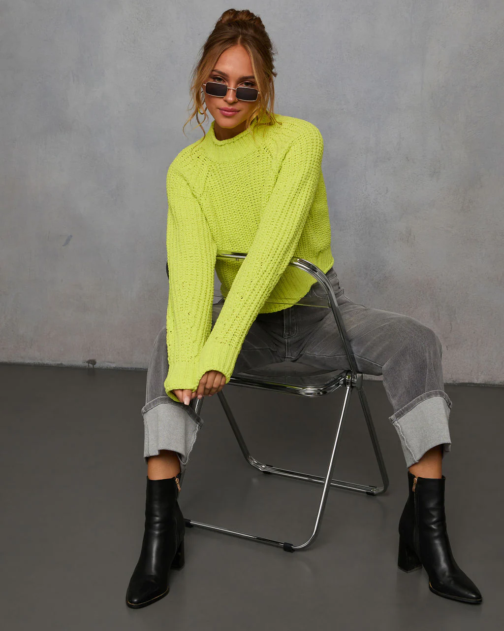 Pure Joy Mockneck Knit Sweater - Image 5