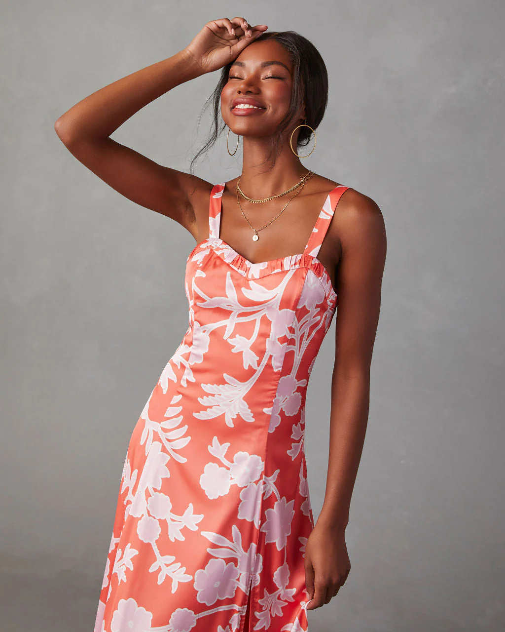 Pure Poetry Floral Midi Dress - Image 3