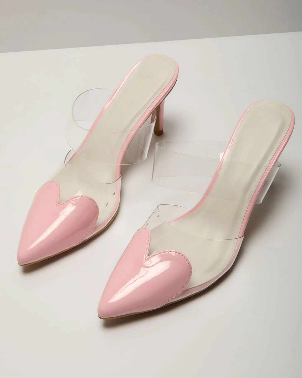 Queen Of Hearts Suede Heeled Mule - Image 10
