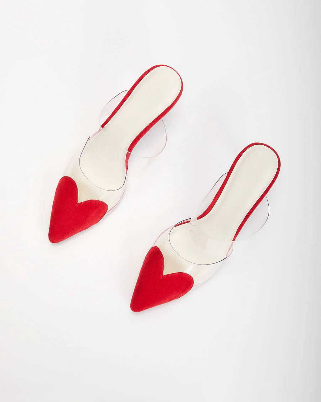Queen Of Hearts Suede Heeled Mule - Image 16
