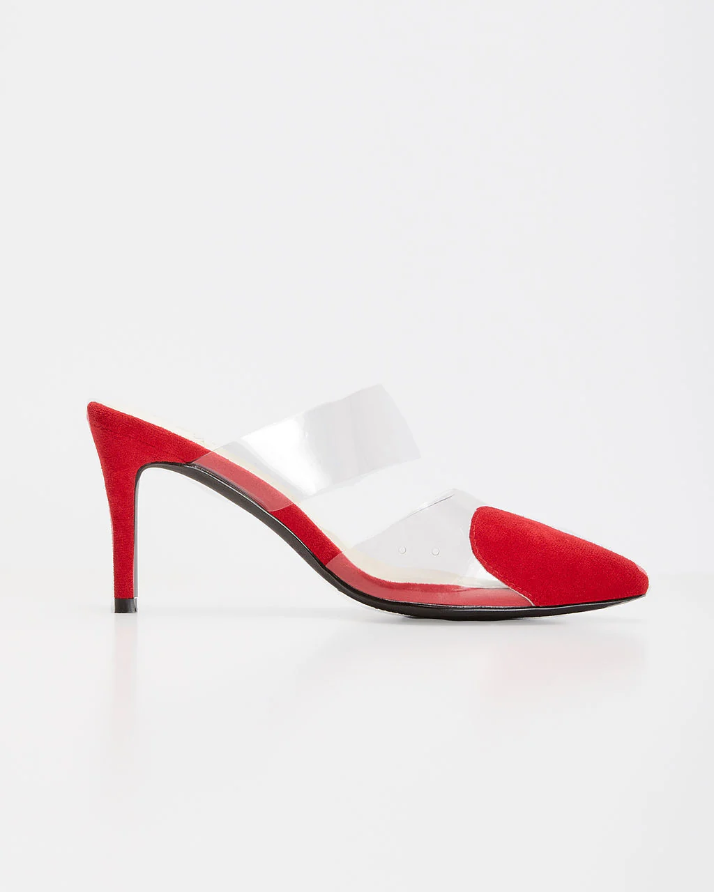 Queen Of Hearts Suede Heeled Mule - Image 18