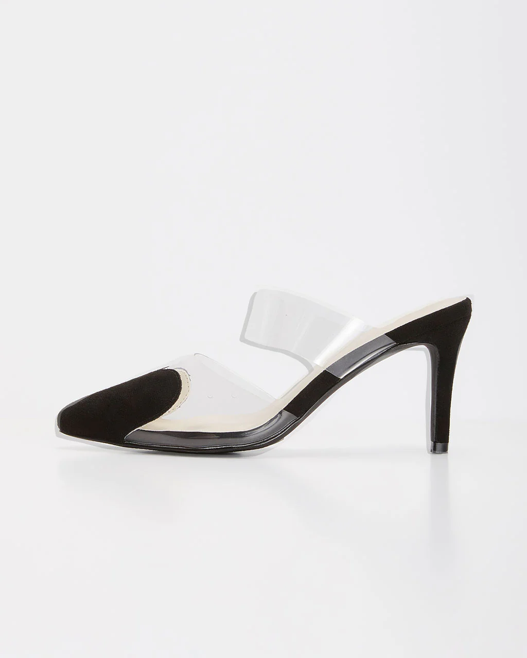 Queen Of Hearts Suede Heeled Mule - Image 3