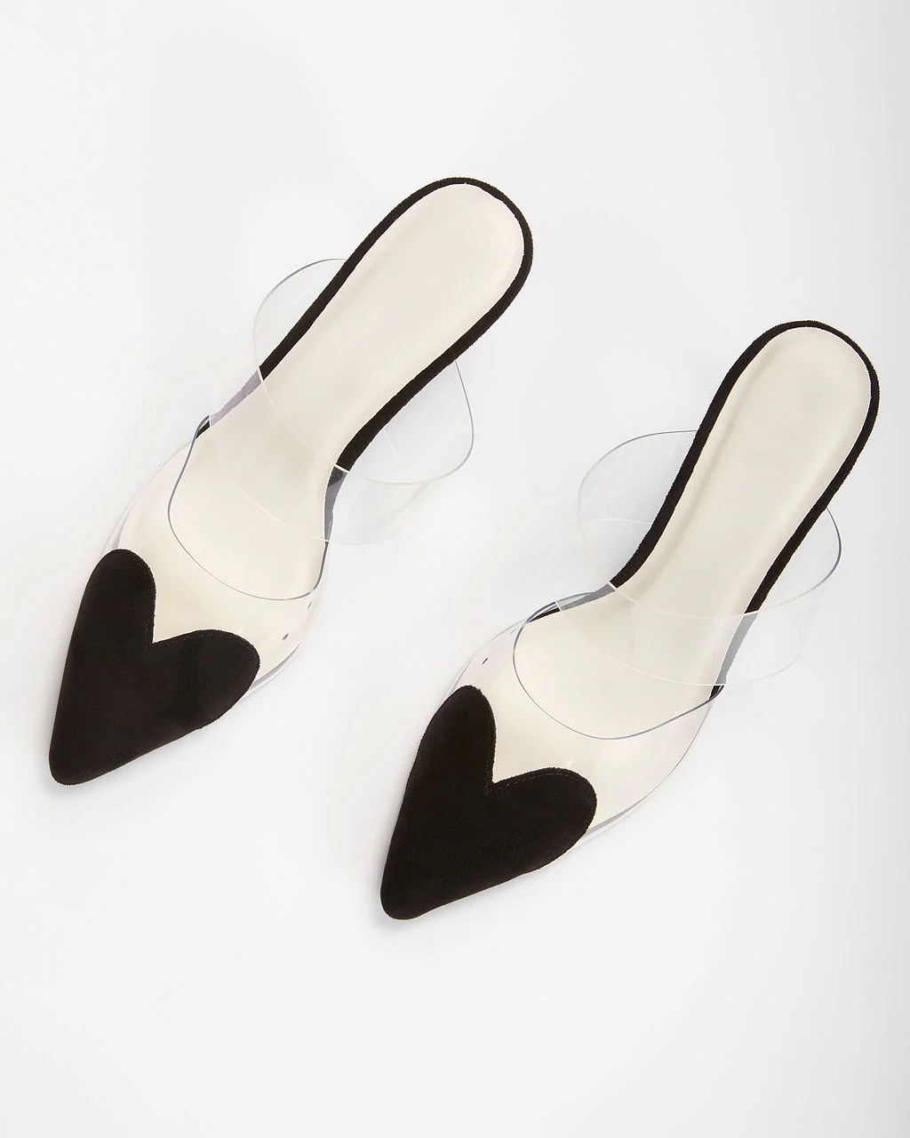 Queen Of Hearts Suede Heeled Mule - Image 4