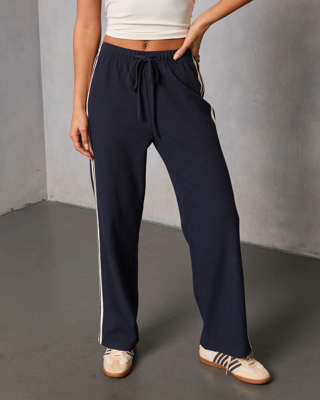 Quiet Day Striped Straight Leg Sweatpants - Image 15