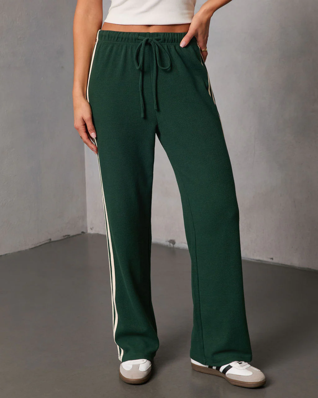 Quiet Day Striped Straight Leg Sweatpants - Image 8